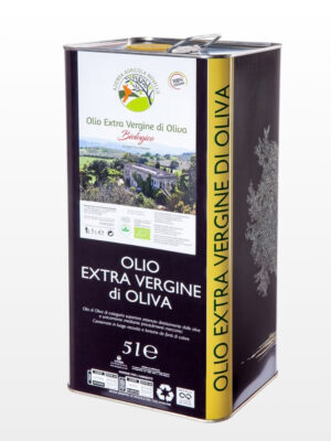 Olio Extra Vergine di Oliva Biologico Latta da lt. 5